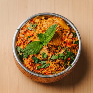 Salmon Biryani