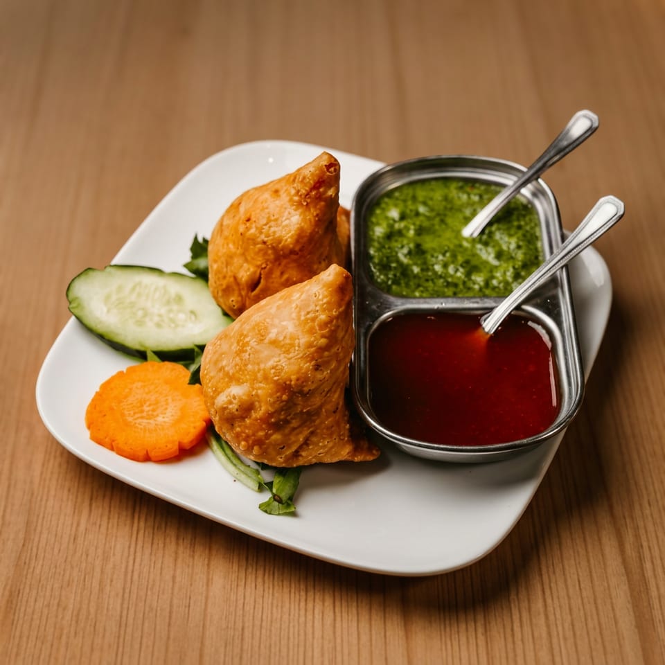 Samosa del menú.